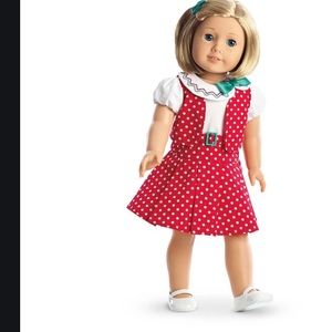 AG kit dolls red outfit